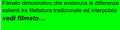 Filmato dimostrativo che evidenzia le differenze salienti tra filettatura tradizionale ed interpolata vedi filmato…