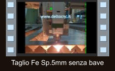 Taglio Fe Sp.5mm senza bave