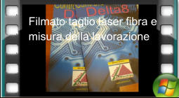 Filmato taglio laser fibra e misura della lavorazione
