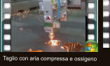 Taglio con aria compressa e ossigeno