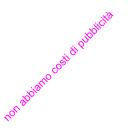 non abbiamo costi di pubblicità