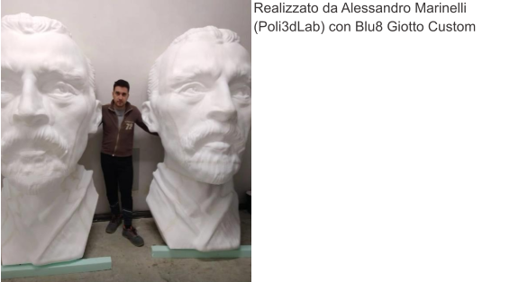 Realizzato da Alessandro Marinelli  (Poli3dLab) con Blu8 Giotto Custom
