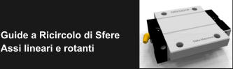 Guide a Ricircolo di Sfere Assi lineari e rotanti