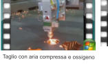 Taglio con aria compressa e ossigeno